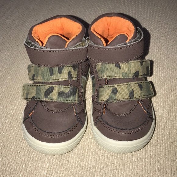 Cherokee Shoes Baby Boys Camo Print High Top Sneakers Cherokee Shoes Baby Boys Camo Print High Top Sneakers